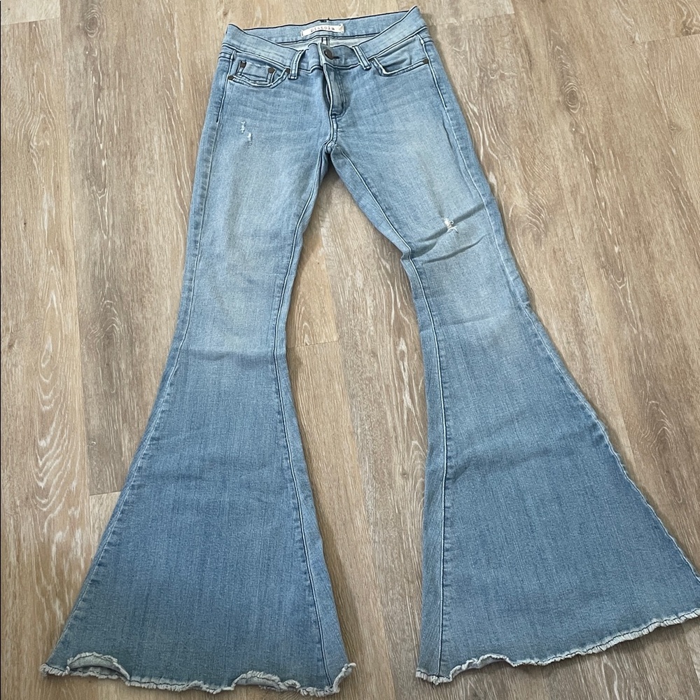 Pistola Light Blue Flare Jeans- True Bell Bottoms
